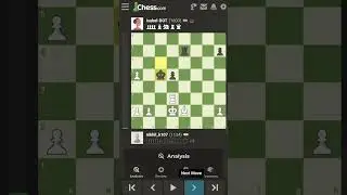 Finally somehow defeated Isabel-BOT on chess.com ♟️| #chess #checkmate #chesscom #bot