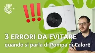 NON FARE QUESTI 3 ERRORI (quando dimensioni un impianto in Pompa di Calore!)