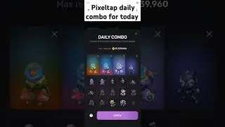 How to unlock 27/08/2024 pixel tap daily combo today and claim your pixel tap coins #pixeltap