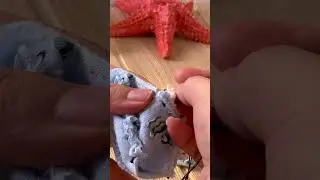 Shark finger puppet tutorial:Sewing