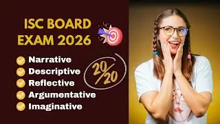 ISC Composition Writing: Complete Guide | All 5 Types Explained | Score 20/20 | Class 11 & 12