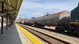CSX manifest getting ready to go into Rocky mount yard with two mid train dpu’s 