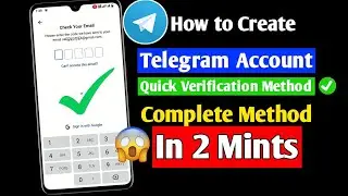 How To Create Telegram Account In 2025 Full Guide | How To Log In To Telegram Account