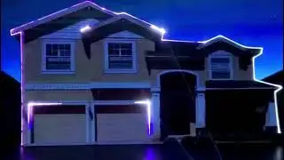 RGB Laser lights + Beam Lights | Outdoor Architecture Laser Show Demo (DMX/ILDA)