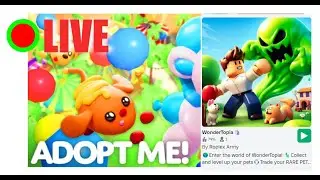Playing Adopt Me Summer Fest After Roplex's Wondertopia in Roblox!