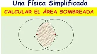 CALCULAR EL ÁREA SOMBREADA. GEOMETRÍA PARA BACHILLERES.