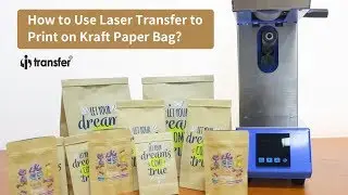 i-Transfer&reg; HPM-37 Multi Roller heat press machine Kraft gift bag printing Candy bag printing