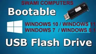 CREATE USB BOOTABLE . ALL WINDOWS / UEFI/ LEGACY / #tendingvideo #computerknowledge/ Swami Computers