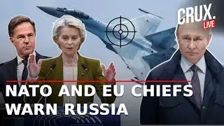 LIVE | NATO and EU Chiefs Respond To Russia's Claims Of Waging 