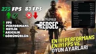 🔧✅ Battlefield 6 RedSec Battle Royale EN İYİ AYARLAR! | FPS ARTTIRMA - GRAFİK - HASSASİYET