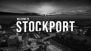 Drone footage of Stockport town centre - Stockport like you've never seen it before