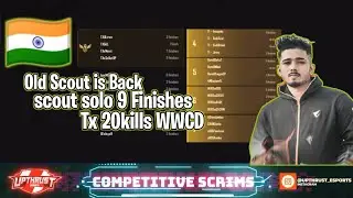 Old Scout is Back | Scout solo 9finishes | Tx 20kills WWCD