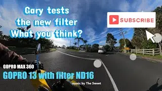 Me testing a new filter on my gopro, GTS 300 vespa ride
