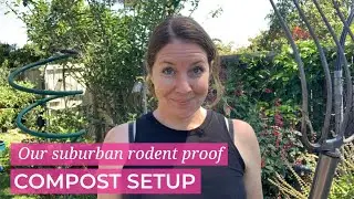 Our suburban rodent proof compost setup