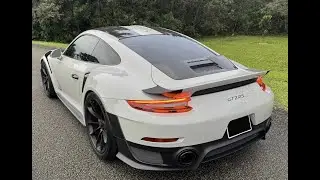 BAMBU LAB H2D Car Spoiler Trim Printed with Carbon Fiber Filled Material