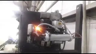Работа и выключение Воздухонагреватель на отработанном масле EnergyLogic EL-200H (EL-200H-S)