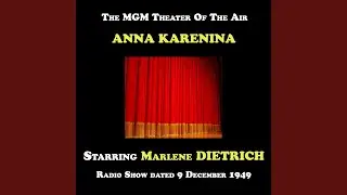 Anna Karenina, starring Marlene Dietrich, OTR 9 december 1949