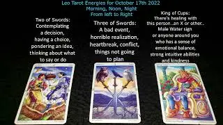 Leo Tarot Predictions for October 17th 2022