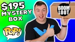Opening a $195 Funko Pop Mystery Box from Boom Loot! BIG HIT!