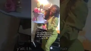 Her Hair caught fire 🔥 on her Birthday celebration 🎉