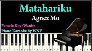 Agnez Mo - Matahariku Minus One Piano | Matahariku Karaoke Versi Nada Asli