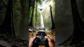 Ultra Realistic RC Expedition Jeep&Drone in Tropical Rainforest No Music Just Nature & Engine Sounds