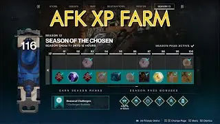 Destiny 2 - AFK XP Farm! (Level your Season Pass FAST!)