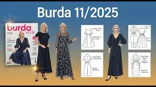 Burda Style 11/2025 First Look And Technical Line Draw | Burda 11/2025 First Look | Burda 11/2025