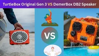 TurtleBox Original Gen 3 VS DemerBox DB2 Speaker #outdoorspeaker #waterproofspeaker