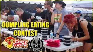 DUMPLING EATING CONTEST!! 3 Minute Time Limit - Ronin Expo 2019 - Crazy Cuizine Dumplings
