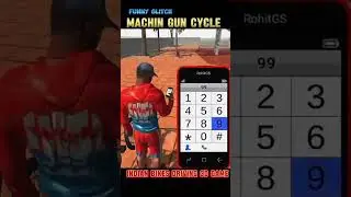 MACHINE GUN CYCLE GLITCH🤯 #indianbikedriving3d #gameplay