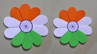 Independence Day Badge Making | Independence Day/15th August Craft | Tricolour Indian Badge Making