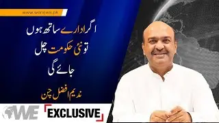 WE Exclusive| Nadeem Afzal Chan Interview| Inside Story of PMLN & PPP Alliance| WE News