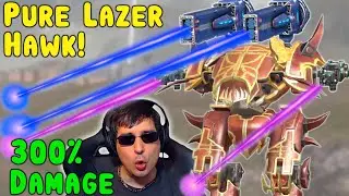 PURE LASER HAWK - 300% Damage FLUX GEKKO - War Robots Mk2 Gameplay WR