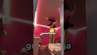 Girl walks on the ceiling 🕷️