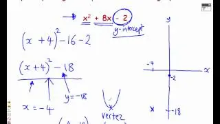 Completing the square 2 lesson 2 mathscast
