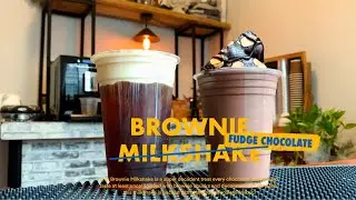 BROWNIE *CHOCOLATE FUDGE✨😋🐻🟤🤎🟫🌰💼. Cafevlog #episode77 #cafevlog #คาเฟ่vlog #카페브이로그#음료제조영상 #brownie