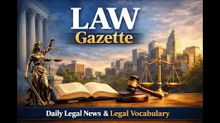 📘 LAW Gazette | Daily Legal News & Legal Vocabulary | 22 Jan, 2026