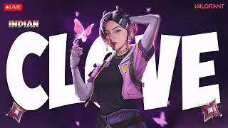 🔴 Big brain Clove plays || Facecam Stream || Girl Gamer Valorant Live