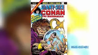 История комиксов Marvel: Conan Giant-Size #4 (июнь 1975 г.) #marvelcomics #conan #conanthebarbarian