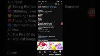 (Day 7) Cure Summer voicelines