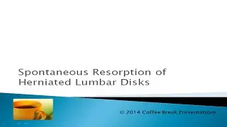 Spontaneous Disc Resorption