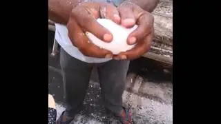 Crushing Urea by hand
