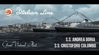 s.s. Andrea Doria farewell at Genova