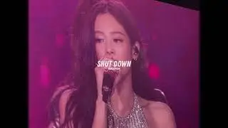 shut down • blackpink (sped up)