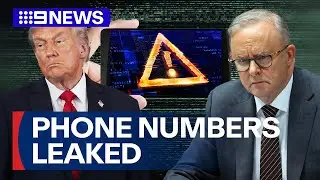 Phone numbers of multiple world leaders leaked on US website | 9 News Australia