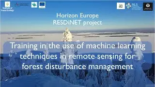 Machine learning methods in remote sensing for forest disturbance ecology, Koli NP Finland, Part 1