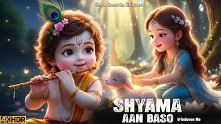 Shyama Aan Baso Vrindavan Me - A peaceful and joyful Little Krishna bhajan | Best 3D Animation Video