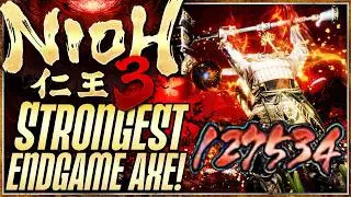 NIOH 3 | STRONGEST ENDGAME AXE BUILD (GOD BREAKER) #nioh3