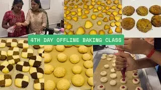 4th day baking class Government certified baking course | 5 Easy Cookies Recipe | Chocolate Cookies